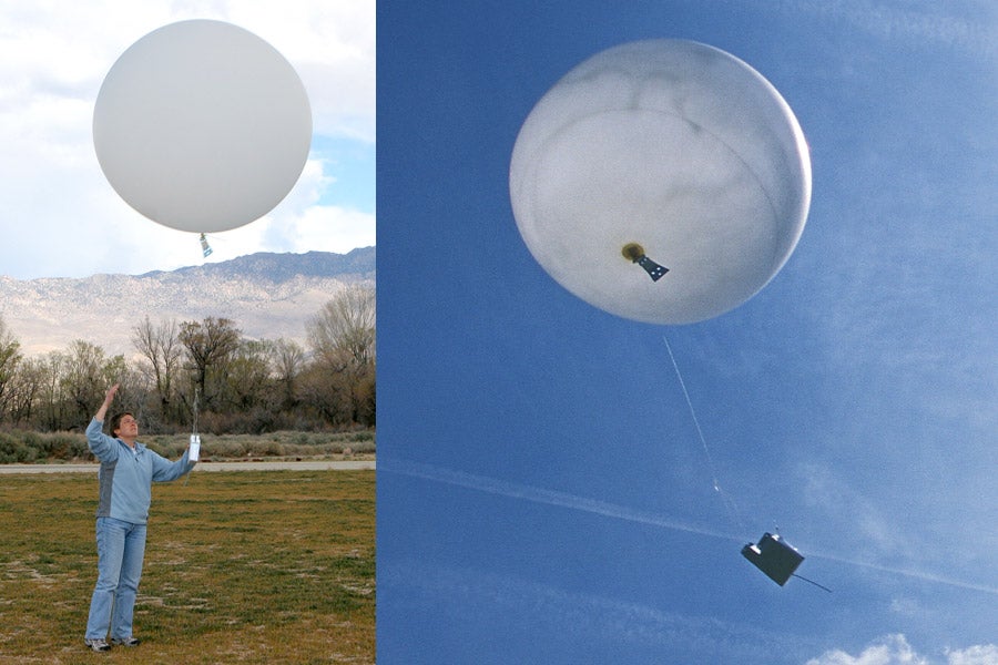 What does a weather balloon look like? See photos & easy-to-understand descriptions!