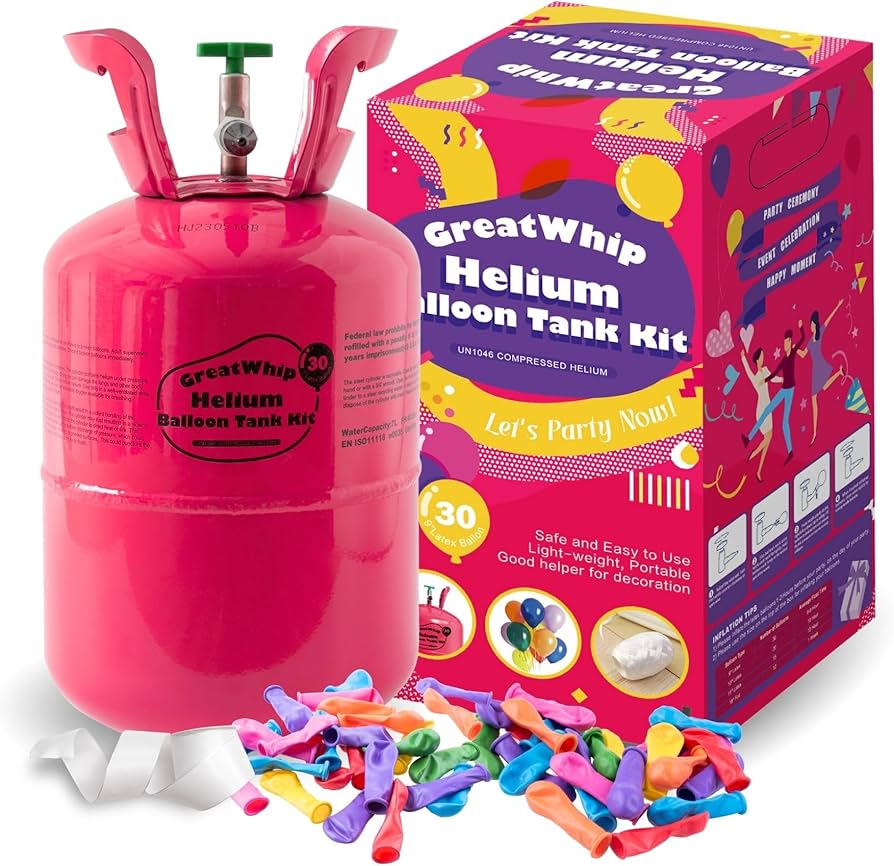 Need a Helium Balloon Filler for Your Event? Learn Which Type Works Best for Helium Tanks.