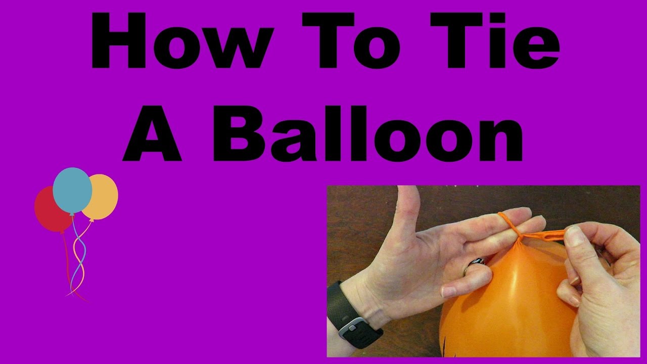 How to knot a balloon easily? Try this simple trick that saves your fingers!