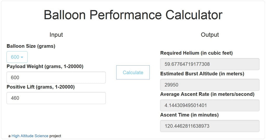 What is a helium balloon lift calculator used for? Quickly find out how much weight your helium balloon can carry.