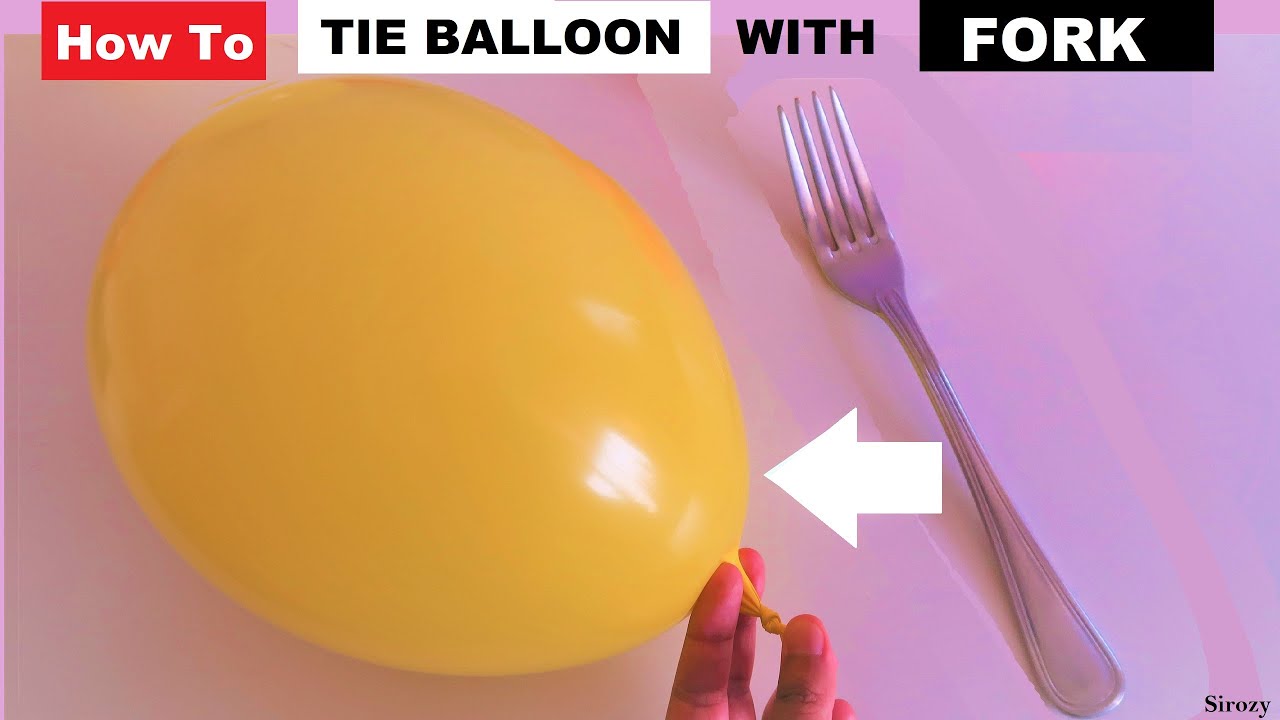 how to tie a balloon without fingers best tool alternative method easy tutorial