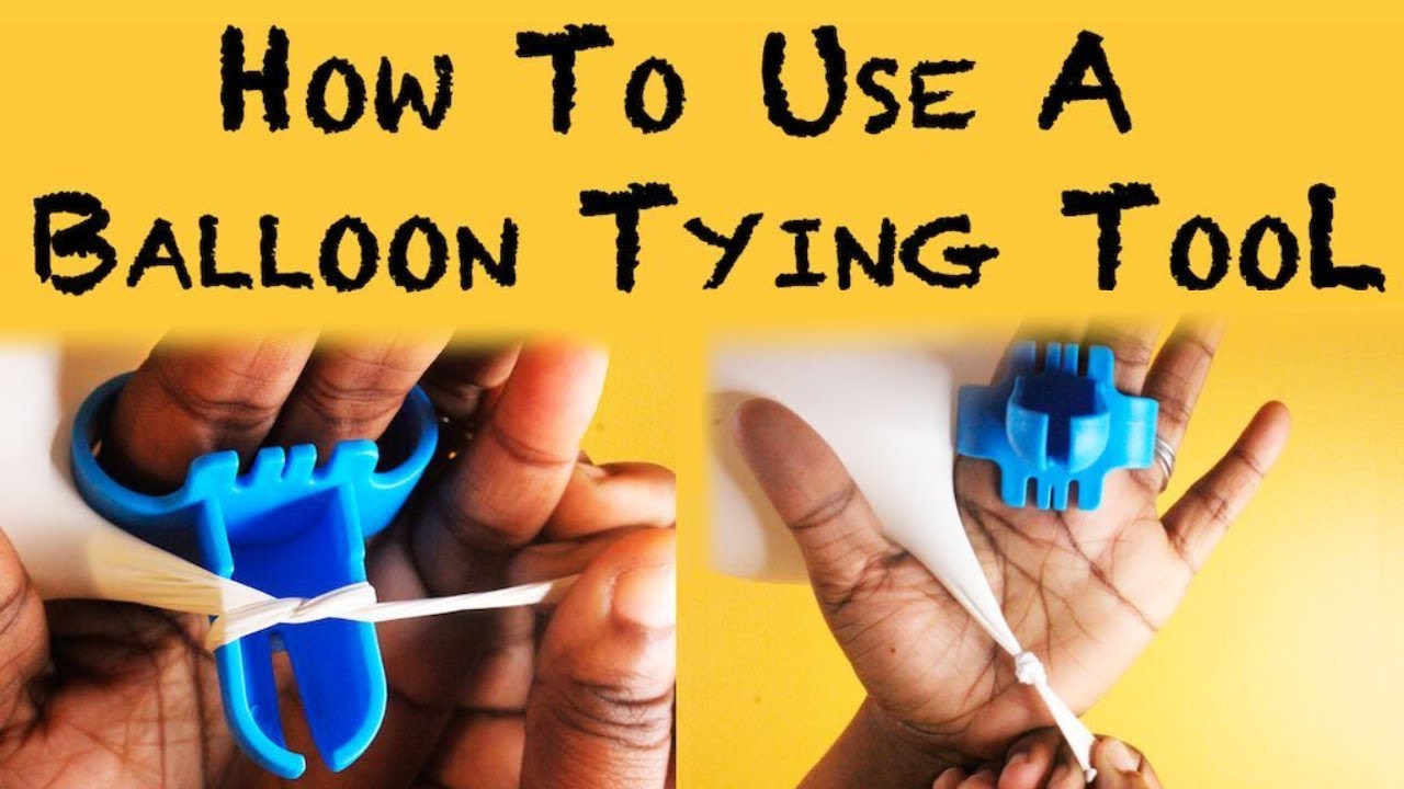 Need to understand how to use a balloon tying tool like the pros? It is actually surprisingly simple and very fast once you learn this technique.
