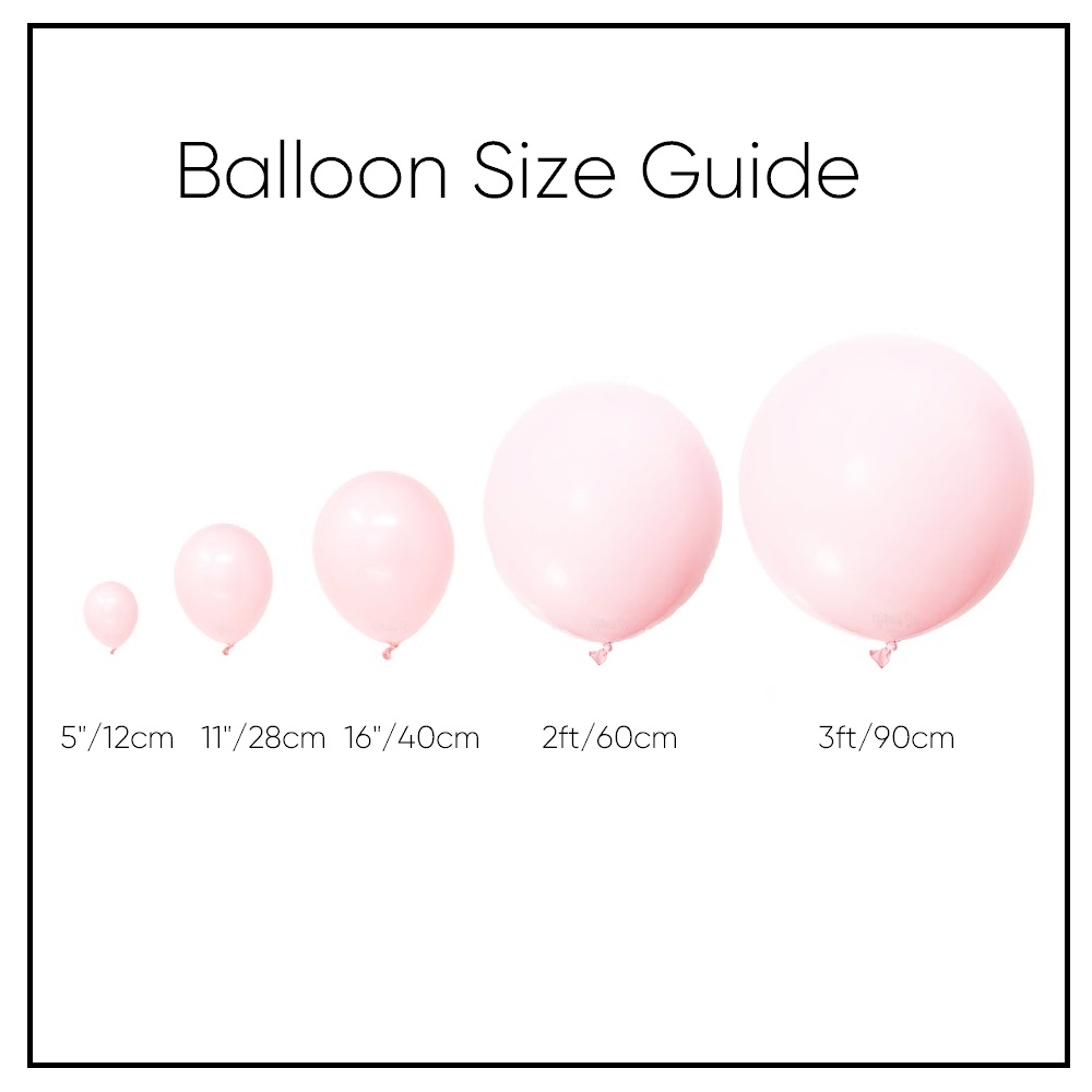 Party Balloon Sizing - Know the Average Size of a Balloon Needed